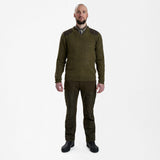 Deerhunter Sheffield Knit with V-neck, cypress