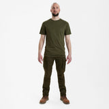 Deerhunter T-Shirts 2-Pack, green/brown leaf