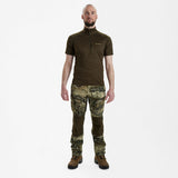 Deerhunter Excape Insulated T-shirt with zip-neck, art green