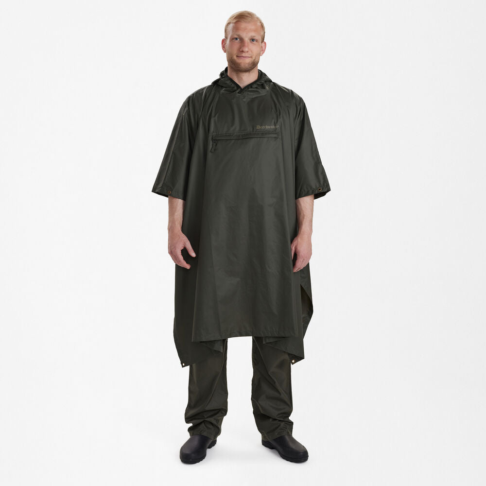 Deerhunter Survivor Rain Poncho, timber
