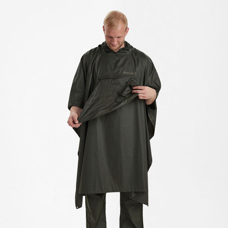 Deerhunter Survivor Rain Poncho, timber