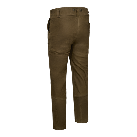 Deerhunter Strasbourg Leather Boot Trousers, chocolate