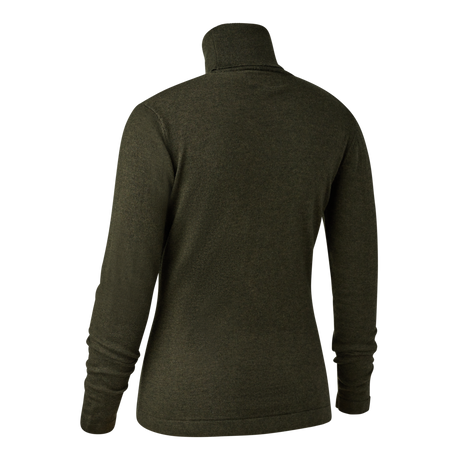 Deerhunter Lady Darlington Roll Neck, green melange
