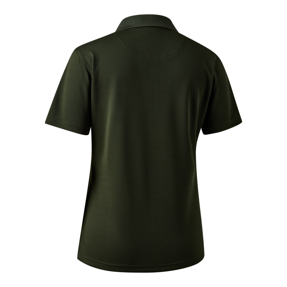 Deerhunter Lady Climate Polo Shirt with 37,5 technology, forest ember