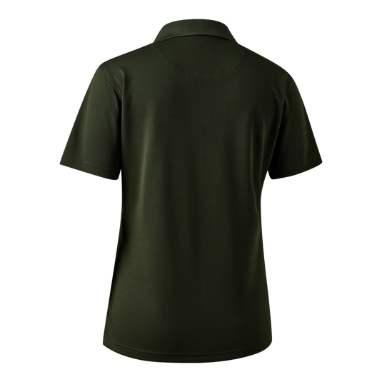 Deerhunter Lady Climate Polo Shirt with 37,5 technology, forest ember