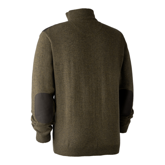 Deerhunter Sheffield Knit with zip-neck, Cypres