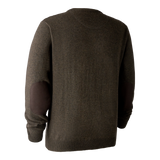 Deerhunter Sheffield Knit with V-neck, dark elm