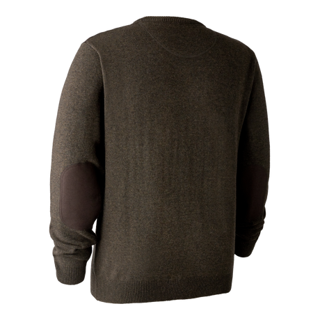 Deerhunter Sheffield Knit with V-neck, dark elm