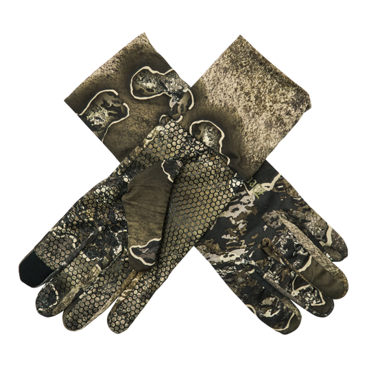Deerhunter Excape gloves with silicone grip, real tree excape