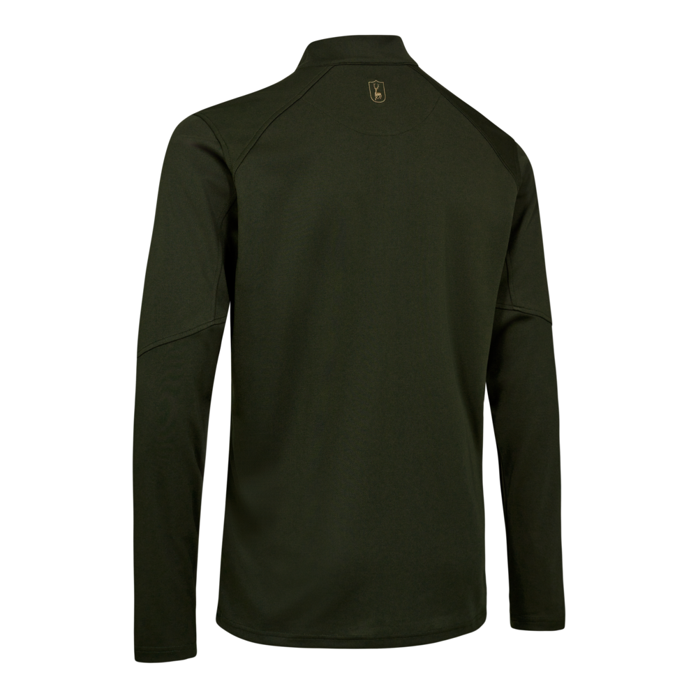 Deerhunter Climate 1/2-Zip T-shirt L/S with 37,5 technology, forest ember