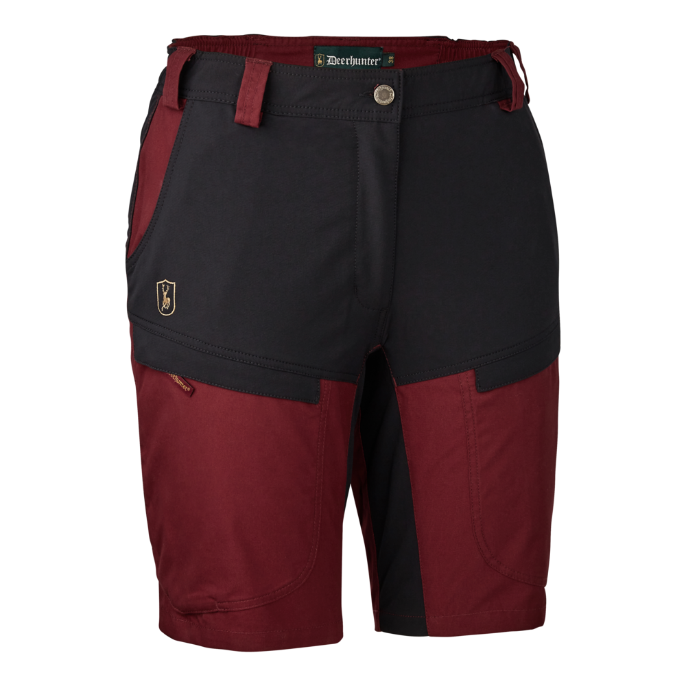 Deerhunter Lady Ann Shorts, oxblood red