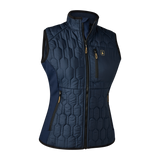 Deerhunter Lady Mossdale Quilted Waistcoat, navy