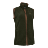 Deerhunter Lady Cumbria Fleece Waistcoat, forest ember