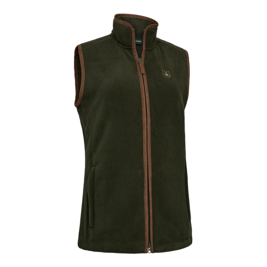 Deerhunter Lady Cumbria Fleece Waistcoat, forest ember