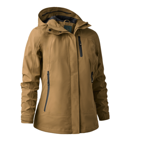 deerhunter lady Sarek Shell Jacket with hood Butternut - Het Brabants Jachthuis