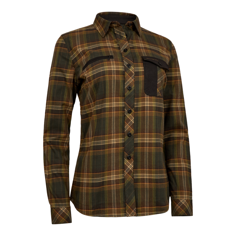 Afbeelding laden in Galerijviewer, Deerhunter Lady Blair Shirt, green check
