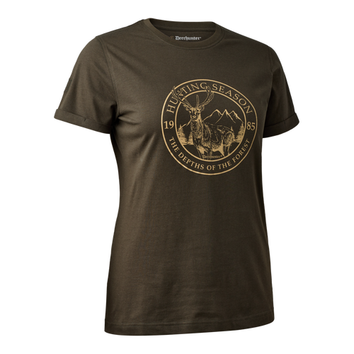 Deerhunter Lady Ella T-shirt, dark olive