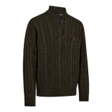 Deerhunter Randal ½-Zip Knit, art green