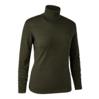 Deerhunter Lady Darlington Roll Neck, green melange
