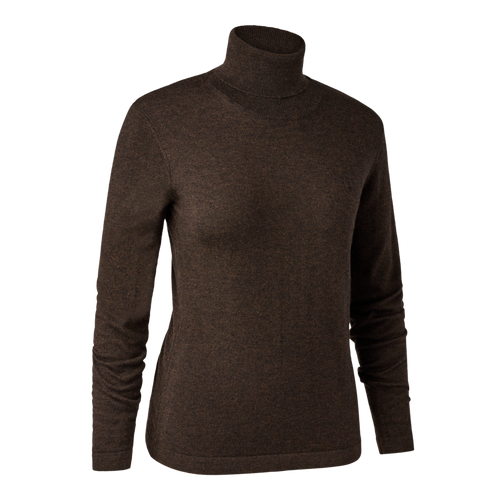 Deerhunter lady Darlington Roll Neck, Dark Elm - Het Brabants Jachthuis