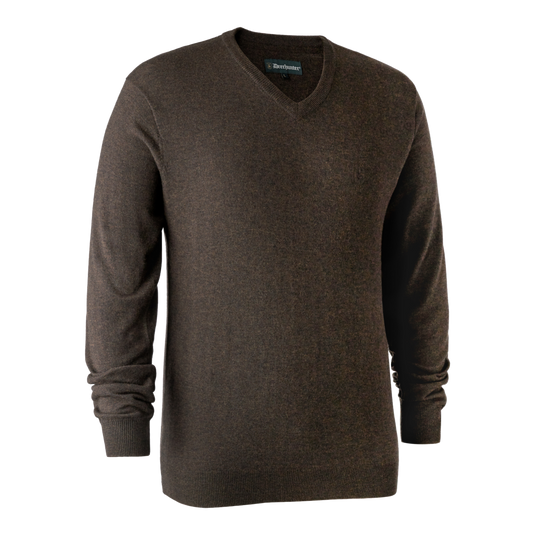 Deerhunter Kingston with V-neck, dark elm