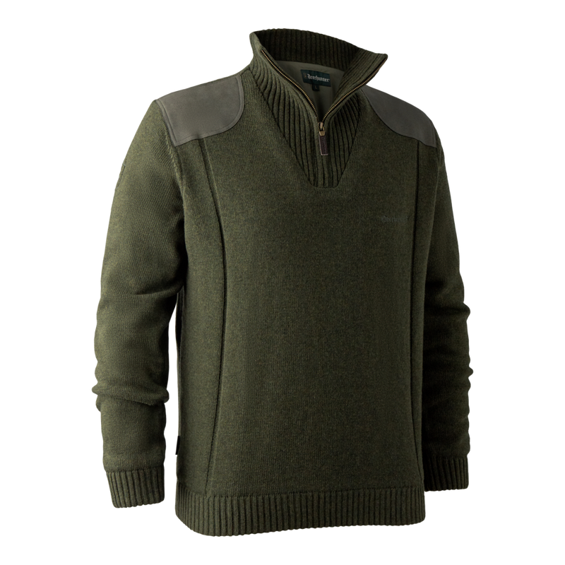 Afbeelding laden in Galerijviewer, Deerhunter Carlisle Knit with stormliner, green melange
