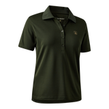 Deerhunter Lady Climate Polo Shirt with 37,5 technology, forest ember