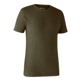 Deerhunter Basic O-neck Men (2 pack) in Adventure Green/Brown Leaf