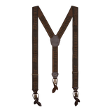 Deerhunter Combi Braces with button and clips, walnut