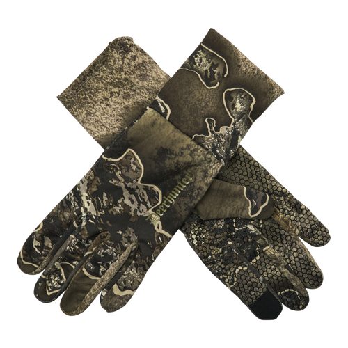 Deerhunter Excape gloves with silicone grip, real tree excape