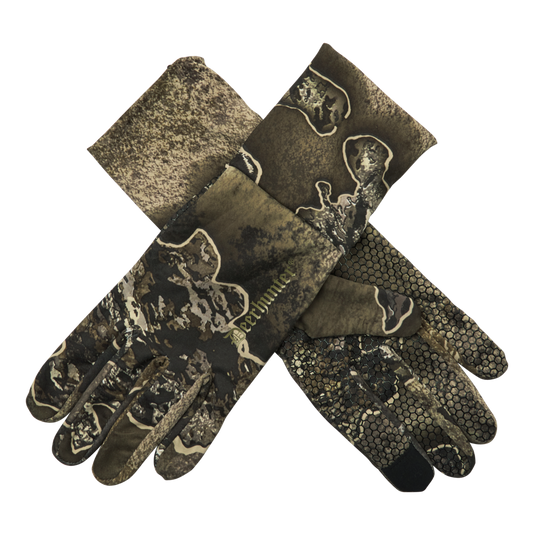 Deerhunter Excape gloves with silicone grip, real tree excape