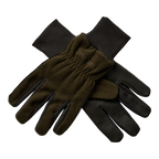 Deerhunter Fleece Gloves with Leather, art green