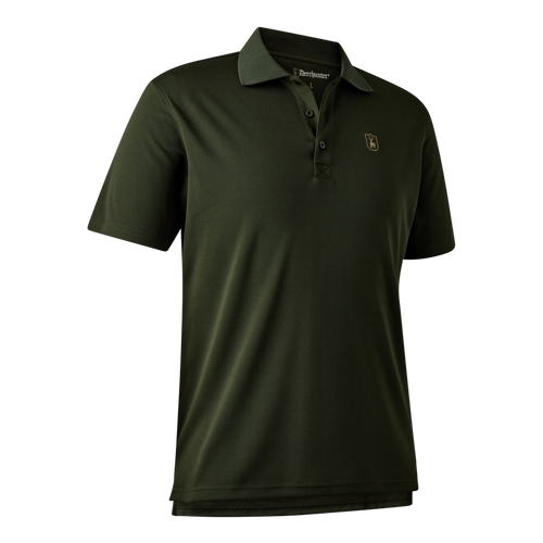 Deerhunter Climate Polo Shirt with 37,5 technology, forest ember