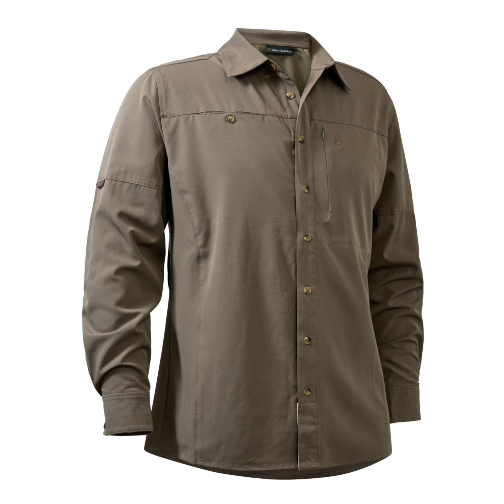 Deerhunter Canopy shirt, steengrijs - Het Brabants Jachthuis