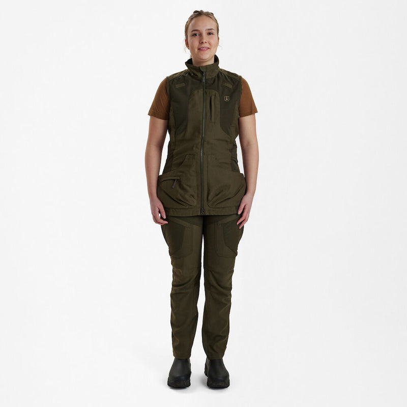 Afbeelding laden in Galerijviewer, Deerhunter Lady Ann Extreme Waistcoat, palm green
