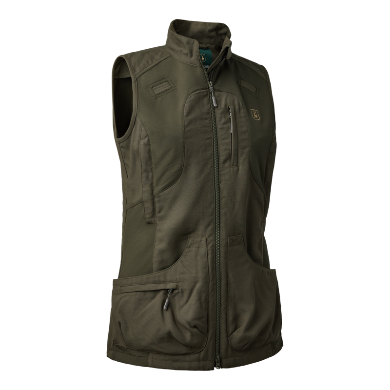 Afbeelding laden in Galerijviewer, Deerhunter Lady Ann Extreme Waistcoat, palm green
