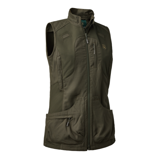 Deerhunter Lady Ann Extreme Waistcoat, palm green