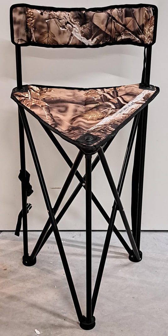 Tripod Stool With Backrest Camo