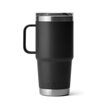 Yeti Rambler met stronghold deksel, reismok, 20 oz/591 ml, black