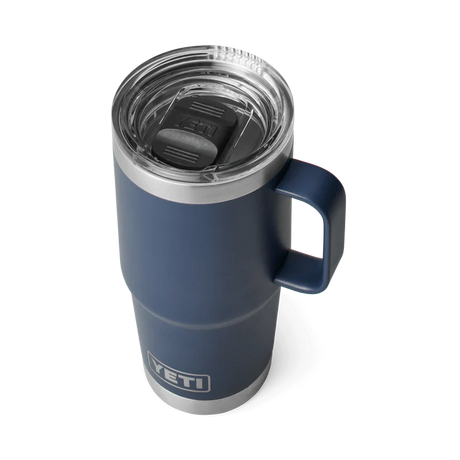 Yeti Rambler met stronghold deksel, reismok, 20 oz/591 ml, navy