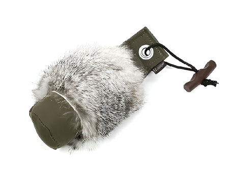 Dummy 250 Gram bekleed met Konijn - Khaki