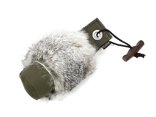 Dummy 250 Gram bekleed met Konijn - Khaki