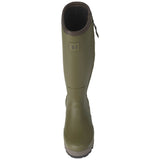 Härkila Forester Zip Rubber Boot, dark olive