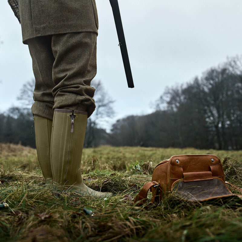 Afbeelding laden in Galerijviewer, Härkila Forester Zip Rubber Boot, dark olive
