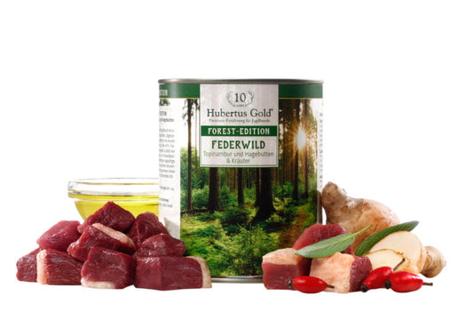 Hubertus Gold Seizoens menu Forest Edition "Federwild" - Het Brabants Jachthuis