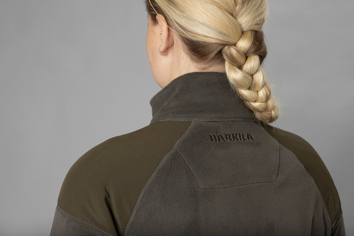Härkila Vilja Fleece Women, willow green/shadow grey