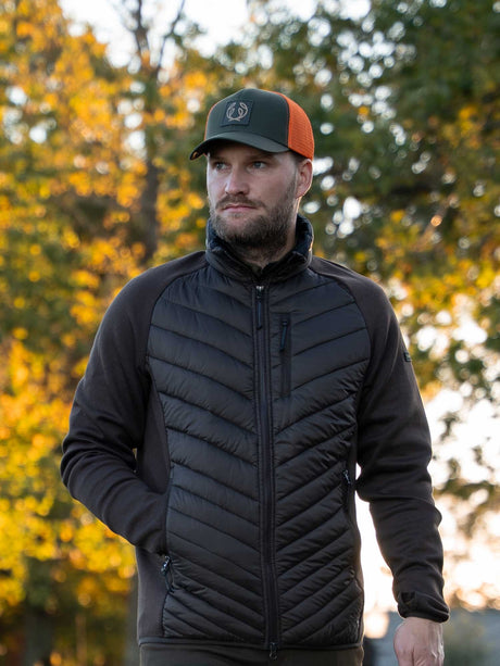 Hunter Hybrid Jacket Men - Leather Brown
