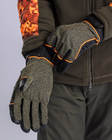 Pinewood Furudal Thorn Resistant Glove, mossgreen/black