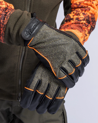Pinewood Furudal Thorn Resistant Glove, mossgreen/black