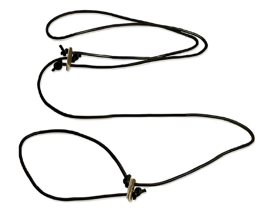 Jacht schouderlijn Rondleer Bruin 6 mm